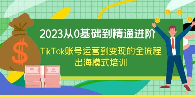 2023从0基础到精通进阶，TikTok账号运营到变现的全流程出海模式培训-零点科技